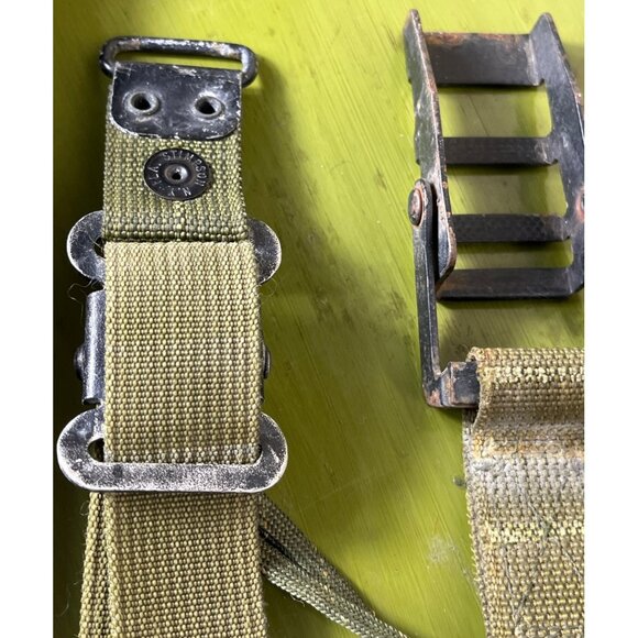 US Military Army Alice Backpack Straps Shoulder Quick Release Vietnam Militaria - Picture 4 of 7